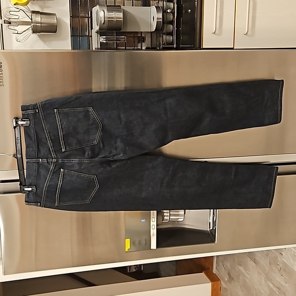 💕DOEN💕 Diana Jean ~ High Waisted Button Fly Jeans Rinse Wash Dark Blue 30 NWT - Picture 12 of 16